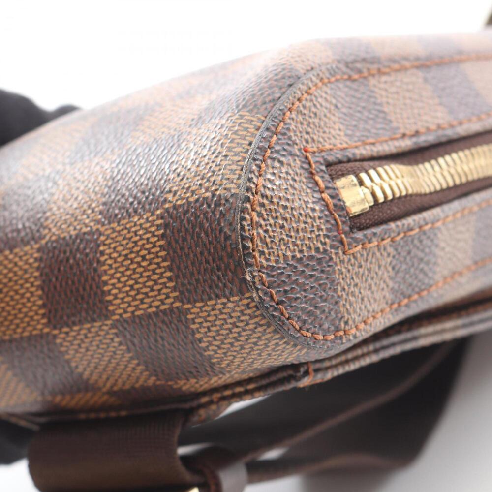 LOUIS VUITTON Authentic Brown Damier Leather Fanny Pack - Picture 7 of 8